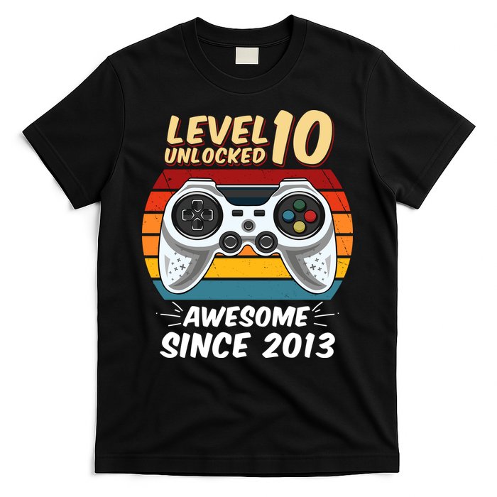 Level 10 Unlock Awesome Since 2013 T-Shirt