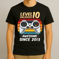 Level 10 Unlock Awesome Since 2013 T-Shirt
