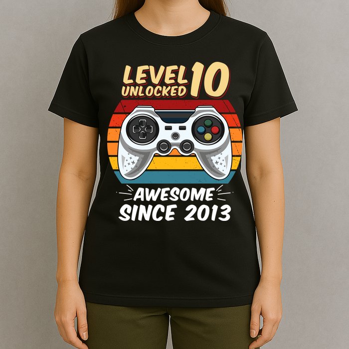 Level 10 Unlock Awesome Since 2013 T-Shirt