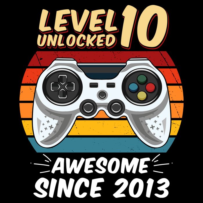 Level 10 Unlock Awesome Since 2013 Flatbill Hat