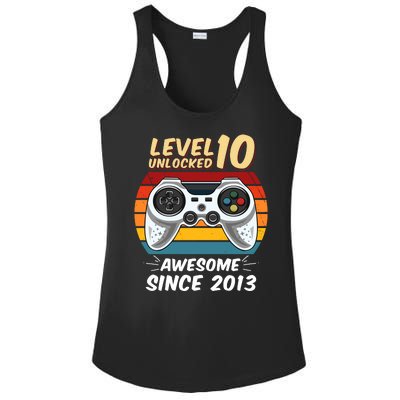 Level 10 Unlock Awesome Since 2013 Ladies PosiCharge Competitor Racerback Tank