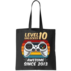 Level 10 Unlock Awesome Since 2013 Tote Bag