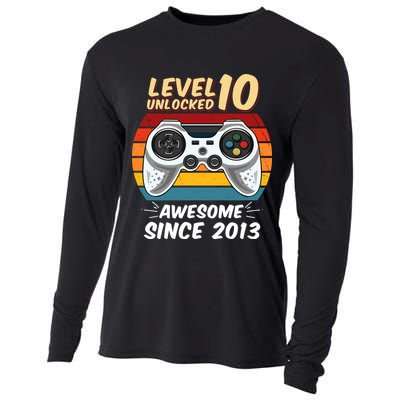 Level 10 Unlock Awesome Since 2013 Cooling Performance Long Sleeve Crew