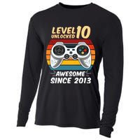 Level 10 Unlock Awesome Since 2013 Cooling Performance Long Sleeve Crew