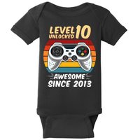 Level 10 Unlock Awesome Since 2013 Baby Bodysuit