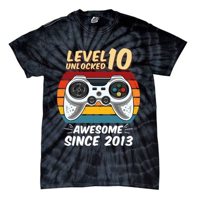 Level 10 Unlock Awesome Since 2013 Tie-Dye T-Shirt