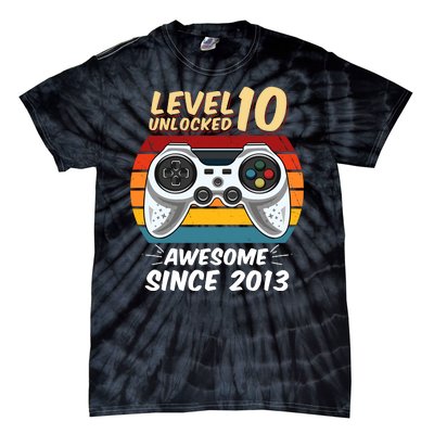 Level 10 Unlock Awesome Since 2013 Tie-Dye T-Shirt