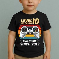 Level 10 Unlock Awesome Since 2013 Toddler T-Shirt