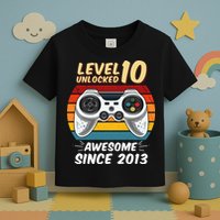 Level 10 Unlock Awesome Since 2013 Toddler T-Shirt