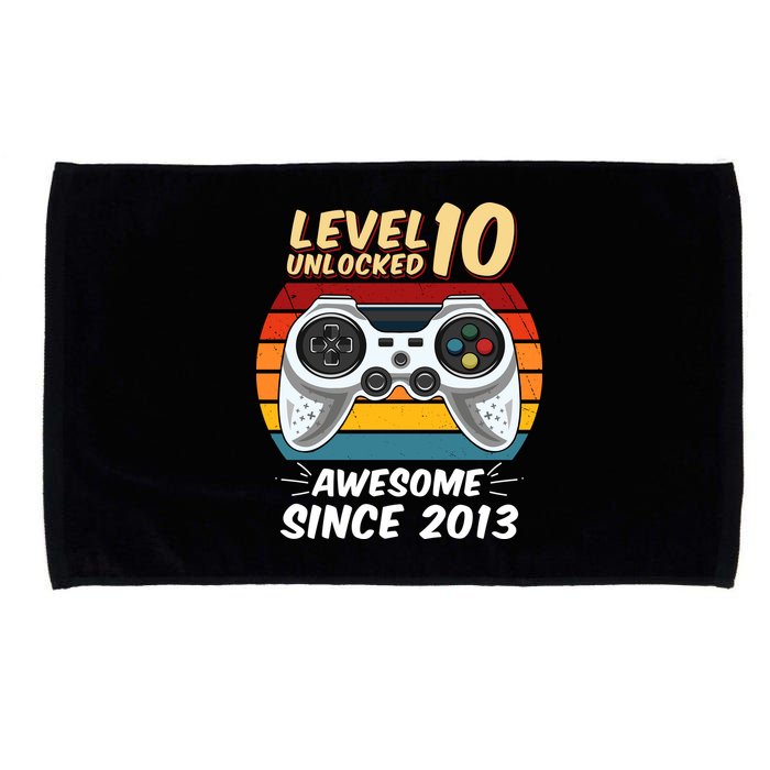Level 10 Unlock Awesome Since 2013 Microfiber Hand Towel