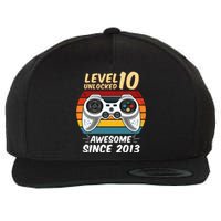 Level 10 Unlock Awesome Since 2013 Wool Snapback Cap