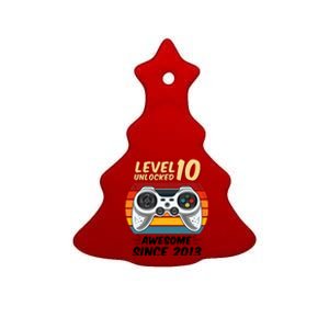 Level 10 Unlock Awesome Since 2013 Ceramic Tree Ornament