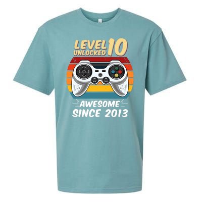 Level 10 Unlock Awesome Since 2013 Sueded Cloud Jersey T-Shirt