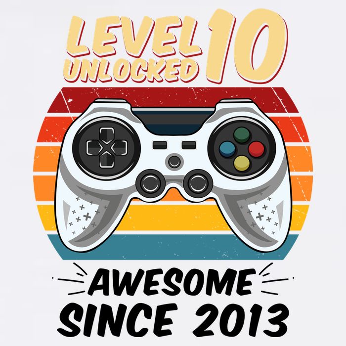 Level 10 Unlock Awesome Since 2013 Garment-Dyed Sweatshirt
