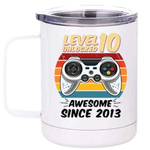 Level 10 Unlock Awesome Since 2013 12 oz Stainless Steel Tumbler Cup