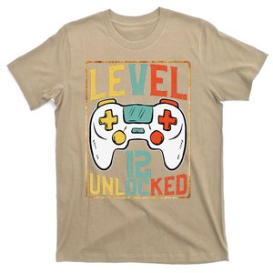 Level 12 Unlocked 12th Birthday Video Games Lover Gamer T-Shirt