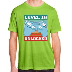 Level 16 Unlocked Gaming Retro Adult ChromaSoft Performance T-Shirt