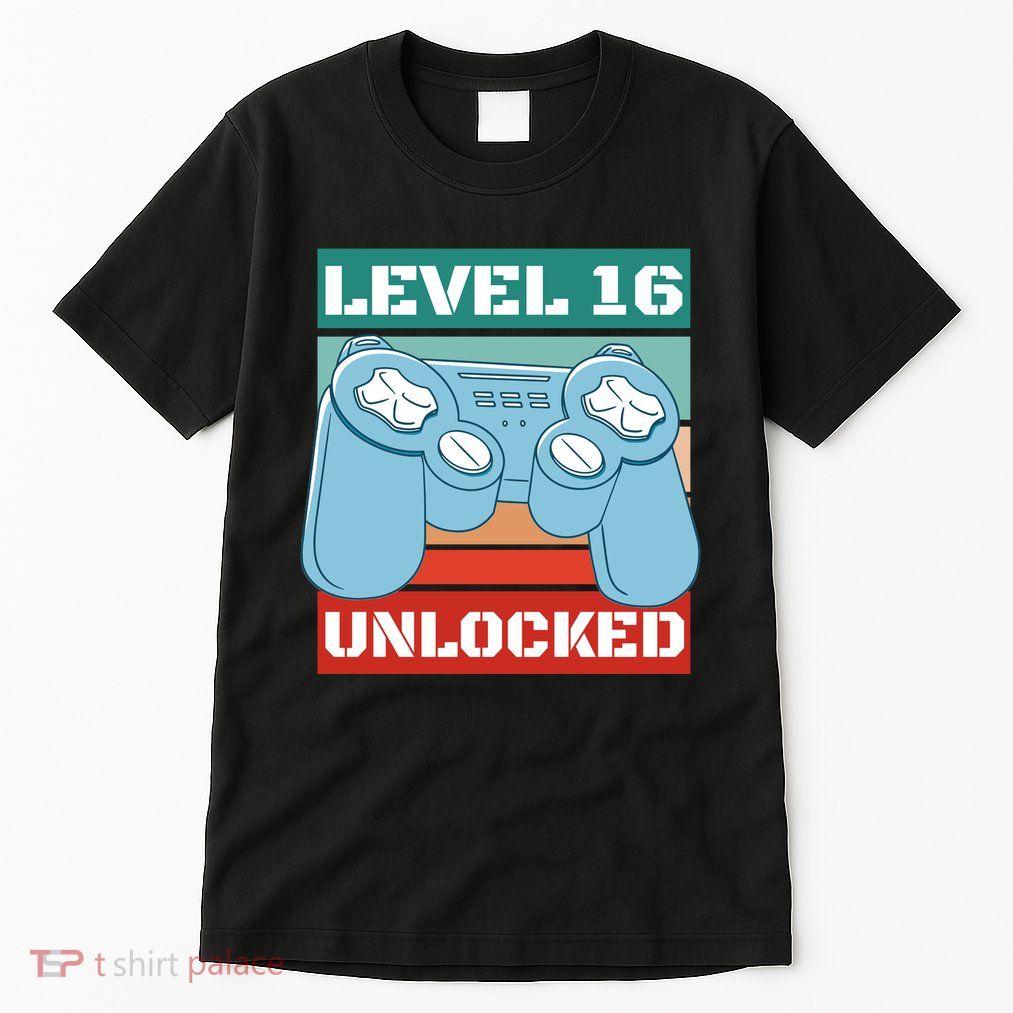 Level 16 Unlocked Gaming Retro Tall T-Shirt
