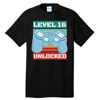 Level 16 Unlocked Gaming Retro Tall T-Shirt