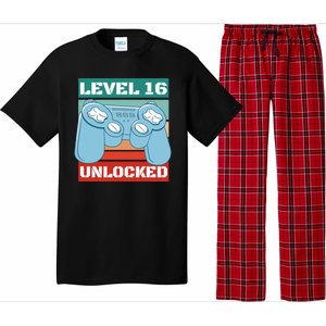 Level 16 Unlocked Gaming Retro Pajama Set