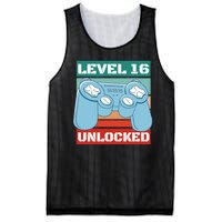 Level 16 Unlocked Gaming Retro Mesh Reversible Basketball Jersey Tank