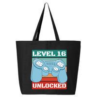 Level 16 Unlocked Gaming Retro 25L Jumbo Tote