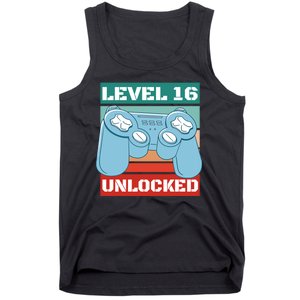 Level 16 Unlocked Gaming Retro Tank Top