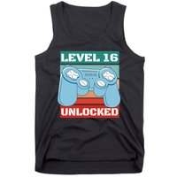 Level 16 Unlocked Gaming Retro Tank Top