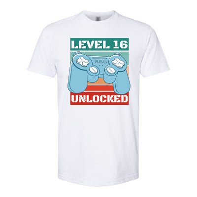 Level 16 Unlocked Gaming Retro Softstyle CVC T-Shirt