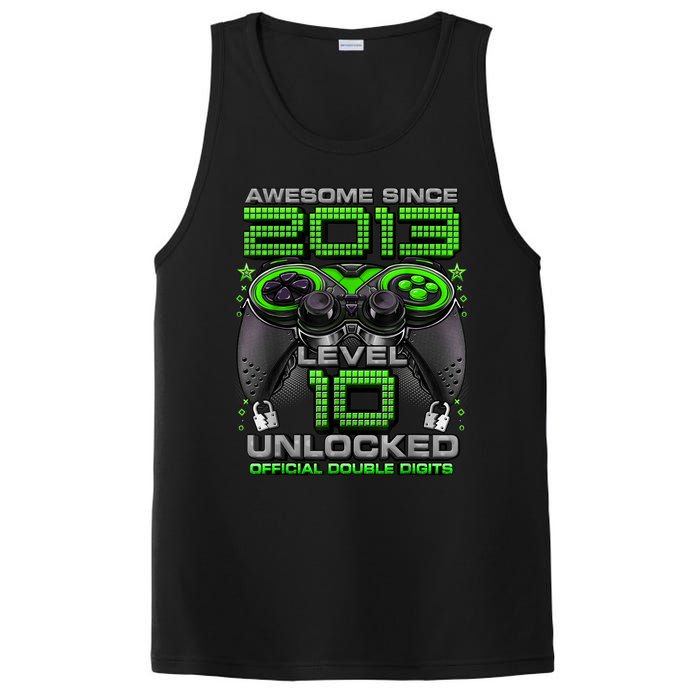 Level 10 Unlocked Awesome Since 2013 10th Birthday Gaming PosiCharge Competitor Tank