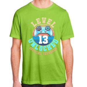 Level 13 Unlocked Video Game 13th Birthday Adult ChromaSoft Performance T-Shirt