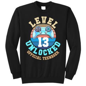 Level 13 Unlocked Video Game 13th Birthday Sweatshirt