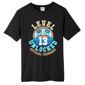 Level 13 Unlocked Video Game 13th Birthday Tall Fusion ChromaSoft Performance T-Shirt