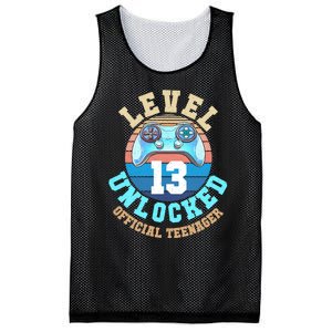 Level 13 Unlocked Video Game 13th Birthday Mesh Reversible Basketball Jersey Tank