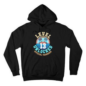 Level 13 Unlocked Video Game 13th Birthday Tall Hoodie