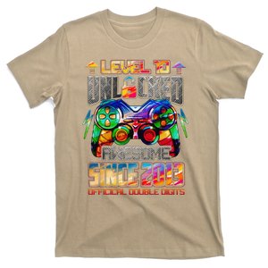 Level 10 Unlocked Awesome Since 2013 10th Birthday Gaming T-Shirt