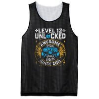 Level 12 Unlocked Since 2011 12nd Birthday Gaming Mesh Reversible Basketball Jersey Tank