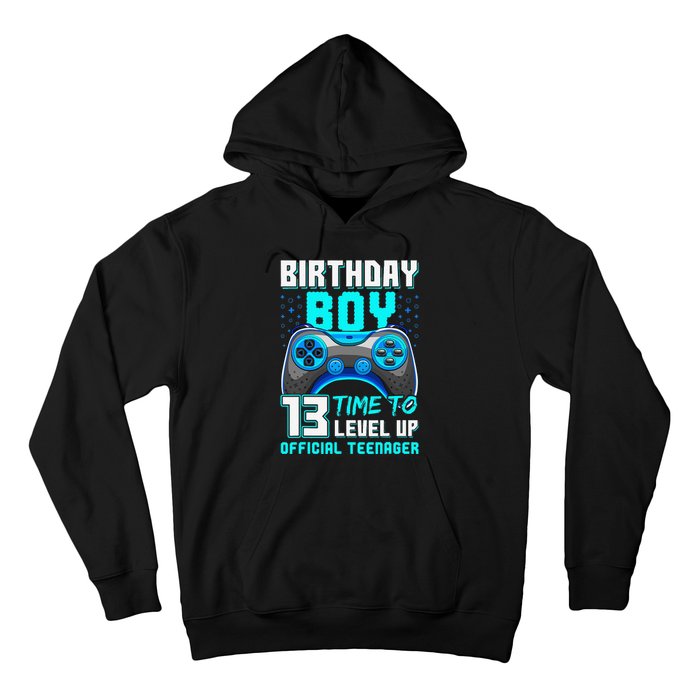 Level 13 Unlocked Video Game 13th Birthday Teenager Hoodie