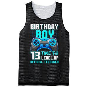 Level 13 Unlocked Video Game 13th Birthday Teenager Mesh Reversible Basketball Jersey Tank