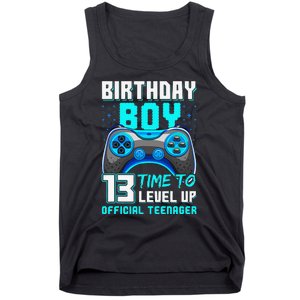 Level 13 Unlocked Video Game 13th Birthday Teenager Tank Top