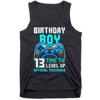 Level 13 Unlocked Video Game 13th Birthday Teenager Tank Top