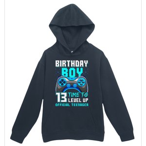 Level 13 Unlocked Video Game 13th Birthday Teenager Urban Pullover Hoodie