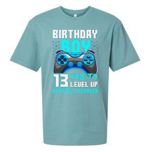 Level 13 Unlocked Video Game 13th Birthday Teenager Sueded Cloud Jersey T-Shirt