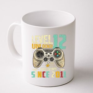 Level 12 Unlocked Officialnager 12th Birthday Gamer Coffee Mug