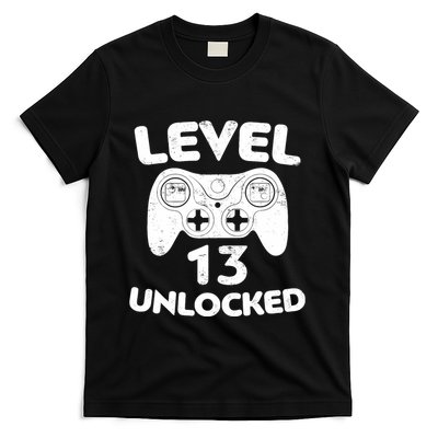 Level 13 Unlocked 13th Video Gamer Birthday Gift T-Shirt