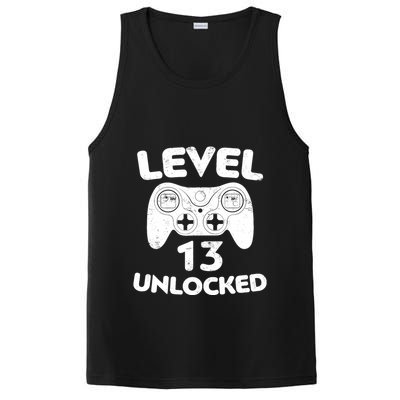 Level 13 Unlocked 13th Video Gamer Birthday Gift PosiCharge Competitor Tank