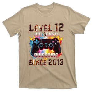 Level 12 Unlocked Awesome Since 2013 Video Game Birthday T-Shirt