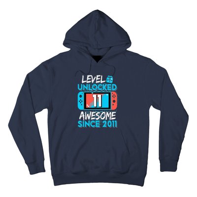 Level 11 Unlocked Awesome 2011 Funny Video Gamer Hoodie