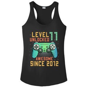 Level 11 Unlocked 11th Birthday 11 Year Old Boy Gifts Gamer Ladies PosiCharge Competitor Racerback Tank