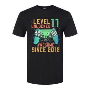 Level 11 Unlocked 11th Birthday 11 Year Old Boy Gifts Gamer Softstyle CVC T-Shirt